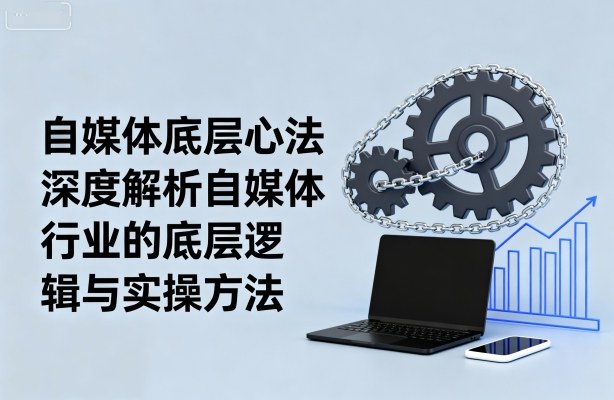 自媒体底层心法，深度解析自媒体行业的底层逻辑与实操方法-小白项目网