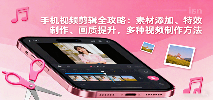 手机视频剪辑全攻略：素材添加、特效制作、画质提升，多种视频制作方法-小白项目网